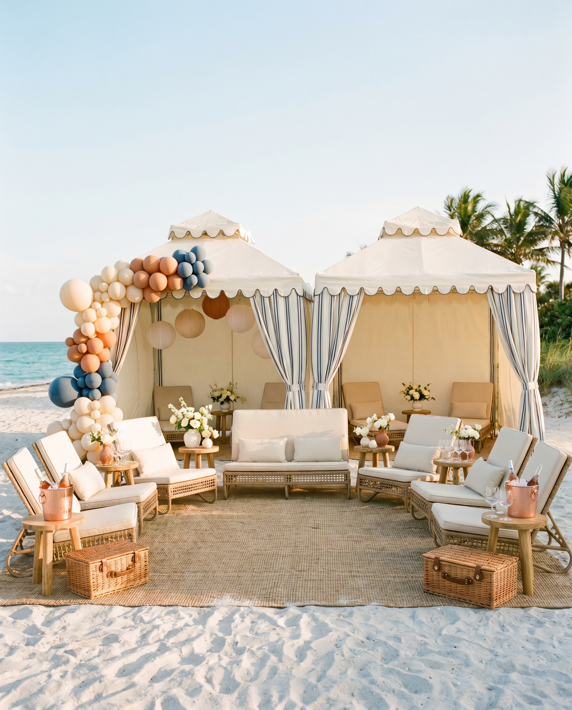 Palm Beach Party — full-day twelve-guest cabana